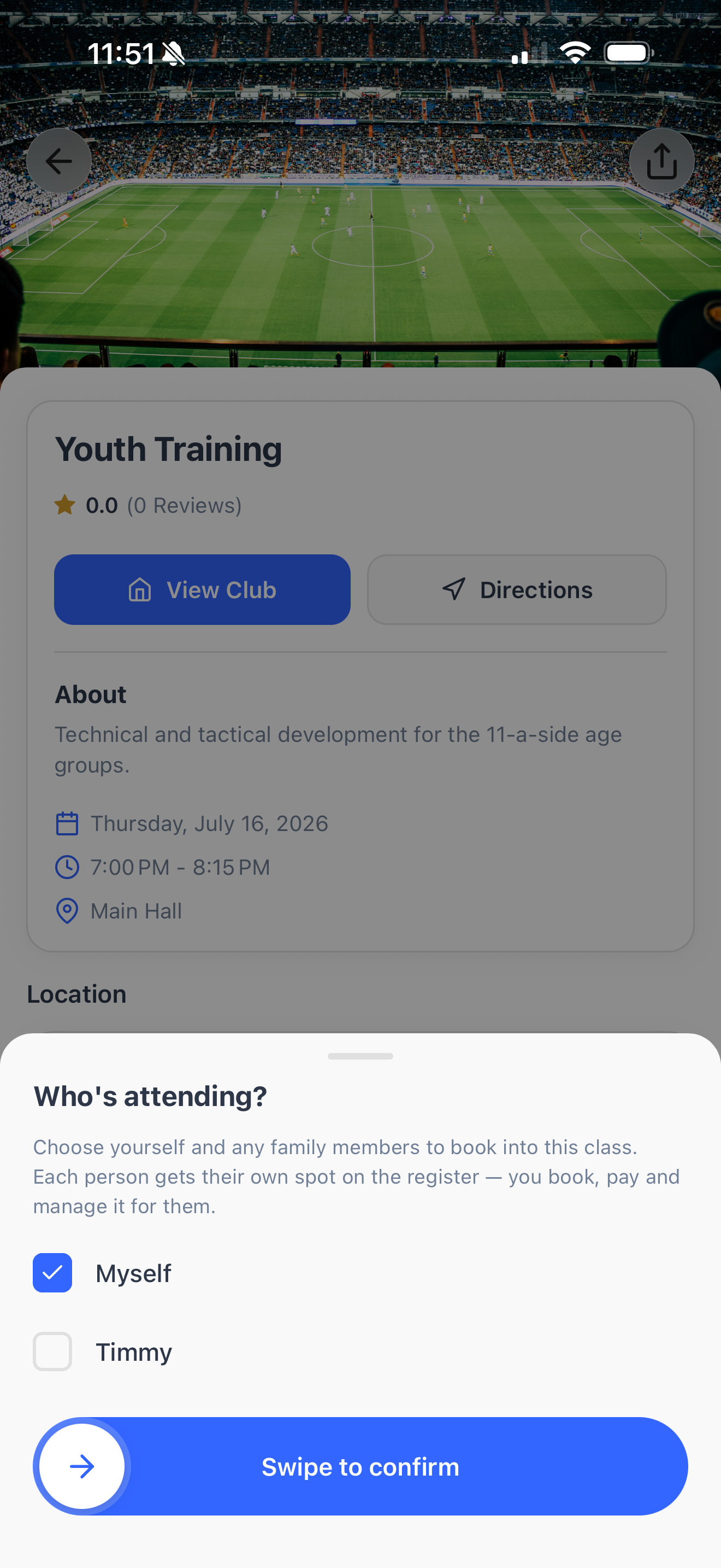 Discovering clubs in the Dyno member app